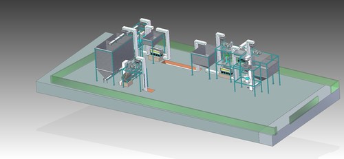 Raisins Cleaning Machine Application: Construction