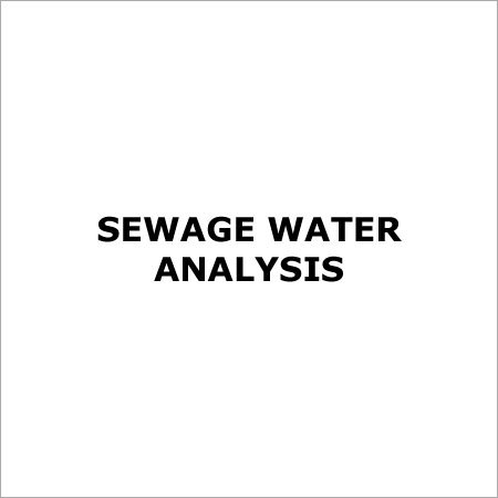 Sewage Water Analysis