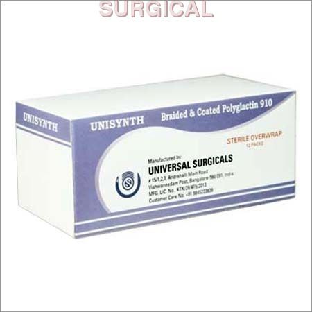 Braided and Coated Polyglactin 910 Suture