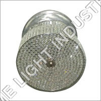 Crystal Steel Flush Mount Ceiling Lamp