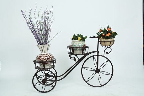 Bicycle Flower Pot Stand(3 Capacity)