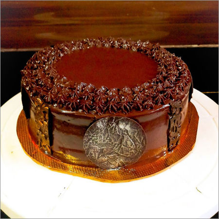 Semi-Transparent Or Transparent Chocolate Truffle Cake