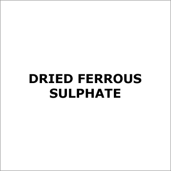 Dried Ferrous Sulphate