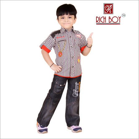 Boy's Casual, Cotton Full Suit