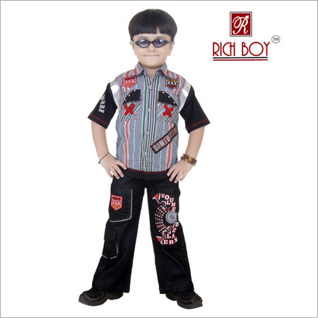 Boys Casual Cotton Full Suit