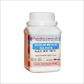 Sodium Metabisulfite Health Supplements