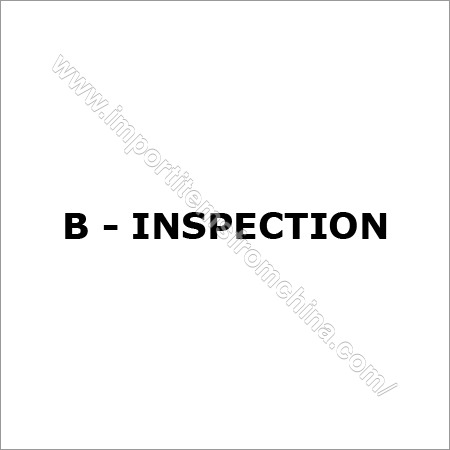 Consumer Goods Inspection Services By IMPORTS FROM CHINA