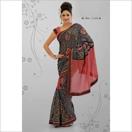 Hand Embroidered Sarees