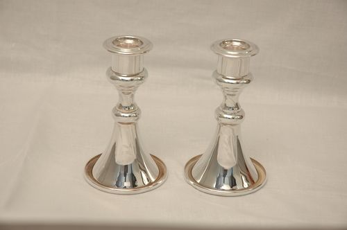 Decorative Silver Candle Stand