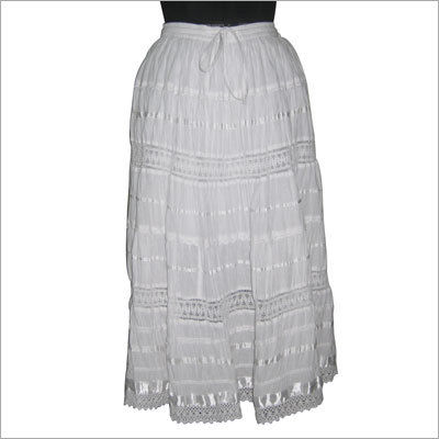 Cotton Long Skirt - Soft Pure Cotton Material , Elegantly Designed with Customizable Colors and Patterns