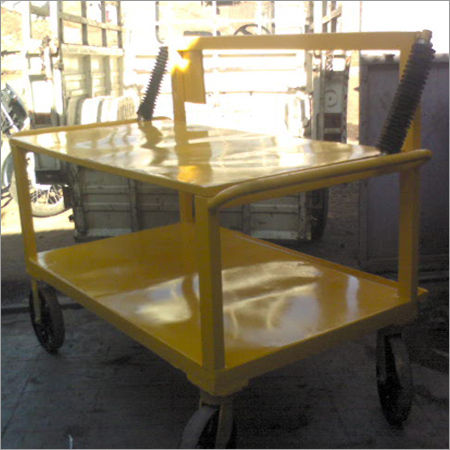 Material Handling Trolley - High-Quality Fabrication, Durable Design with No Metal-to-Metal Contact