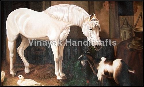 Hors Oil Painting