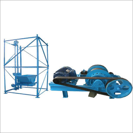 Builder Hoist - ISMC 100x50x3000, ISA 50x6 Flat 65x10 and 75x10 , Optimal Strength and Anti-Corrosive Finish