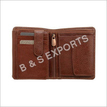 Mens Brown Leather Wallet