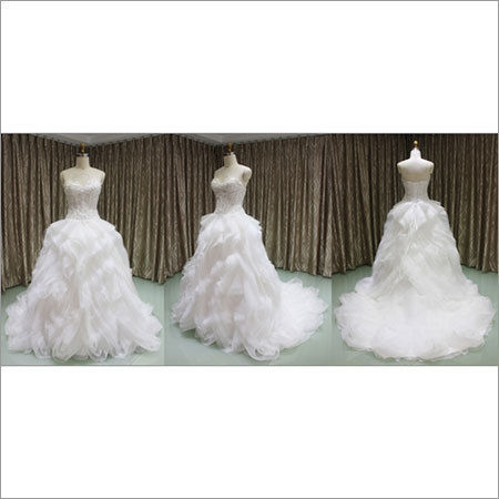 Lace Organza Wedding Dress