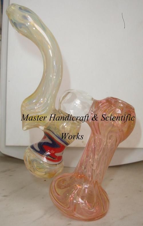 Double Chamber Hammer Glass Bubbler