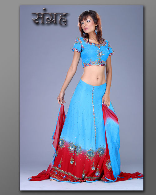 Turquoise Blue Lehenga