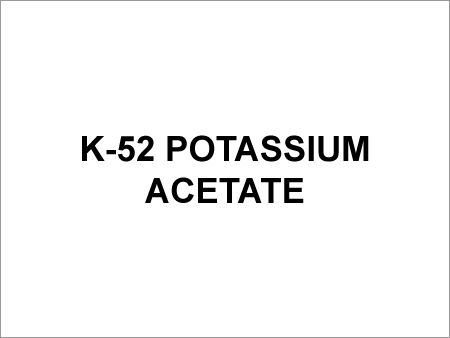  K-52 पोटेशियम एसीटेट 