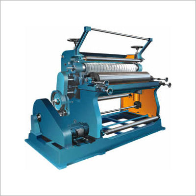 Vertical Type Single Face Paper Corrugating Machin