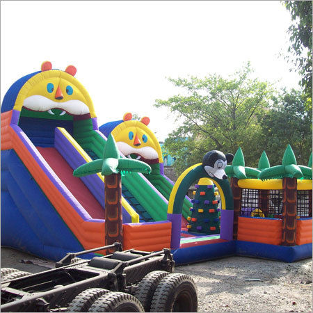 Double Slide With Ballpool Inflatable