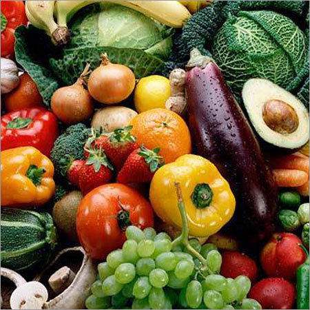 Black Fresh Vegetables & Fruits