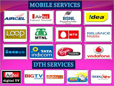 Mobile and DTH Recharge Services - Multi-Platform Online and Offline, Ticket Booking, Bill Payment, Courier Services