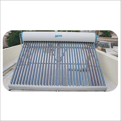 Solar Water Heater - Stainless Steel, 350mm / 370mm Dimensions | Non-Pressurized Thermo Siphon System, Suitable for Potable Water