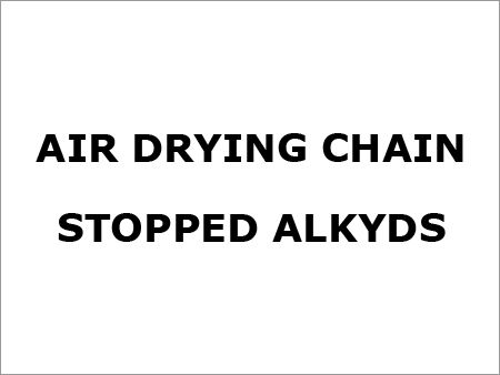 Air Drying Chain Stopped Alkyds