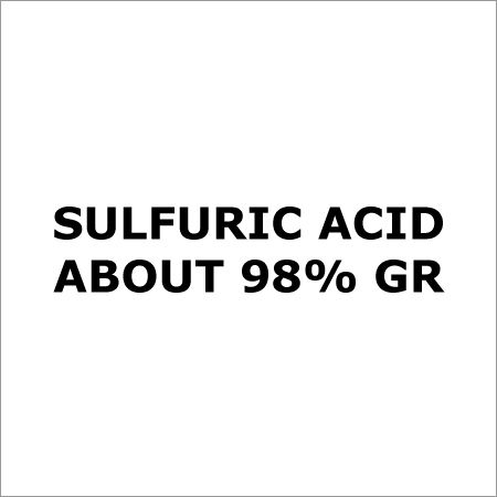 Sulfuric Acid About 98 Percent Gr