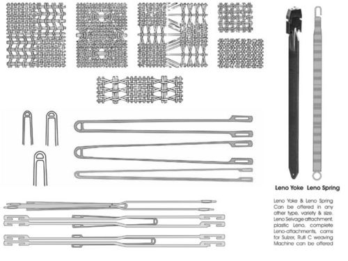 Automatic Leno Doup Healds - For Cross Weaving