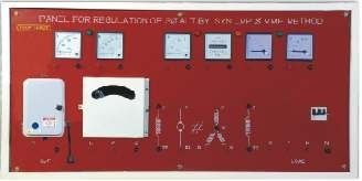 Panal For 3ph Alternator By Syn Imp & Mmf Method