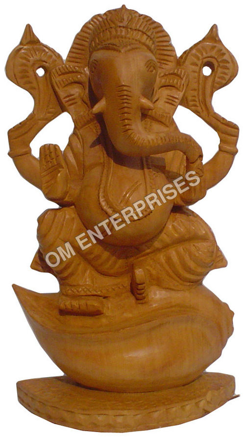 Decorative Wooden Ganesha