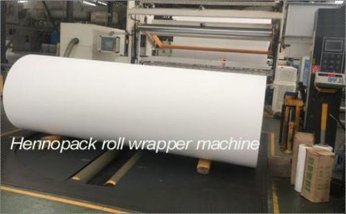 Automatic Hennopack Heavy Duty Woven Fabrics Roll Stretch Wrapper