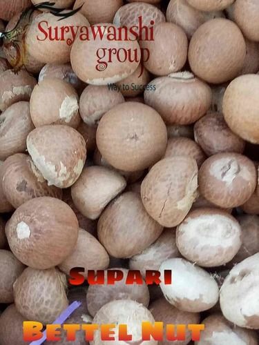 Brown 100% Natural Areca Nut