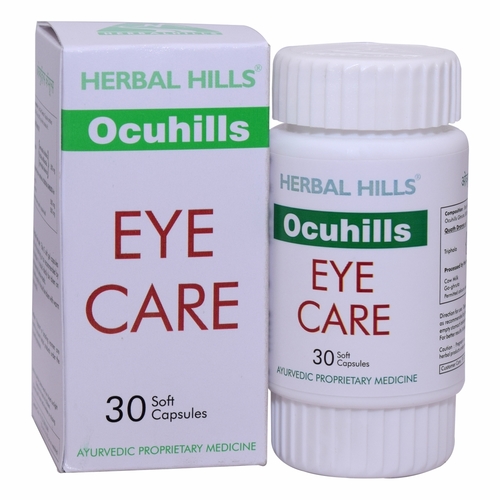 Tablets Ayurvedic Ocuhills 30 Capsule For Eyesight Improvement