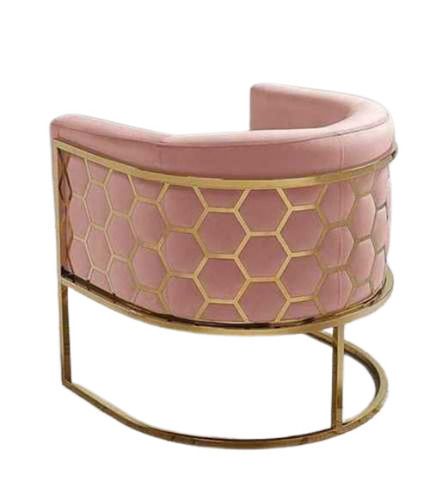 Durable Pure Rose Gold Living Room Chair