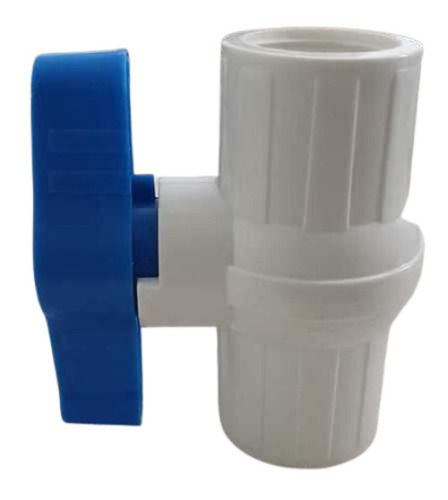 White Commercial Upvc Ball Valve