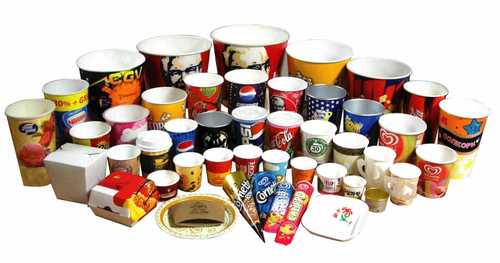 Printed Disposable Paper Cup - Leak Proof, Multi-Size Options from 40ML to 210ML | High-Quality Paper, Custom Printing Available, Ideal for Cold and Hot Beverages