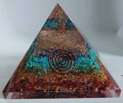 7 Chakra Orgone Pyramid