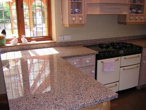 Rosy Pink Granite Blocks Application: Kitchen