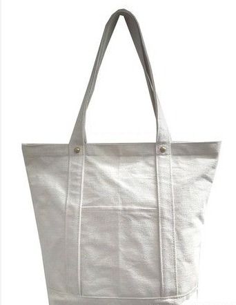 White Color Canvas Tote Bag