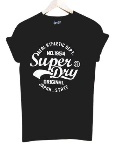 Mens Printed Cotton T Shirts - Slim Fit, Casual Wear , Black Color, Short Sleeves, Available in Sizes S, M, L, XL, XXXL, Machine Wash & Handwash Friendly