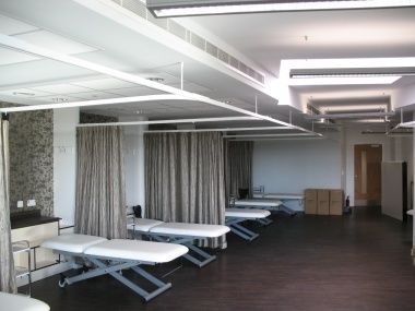 White Hospital Bendable Curtain Track