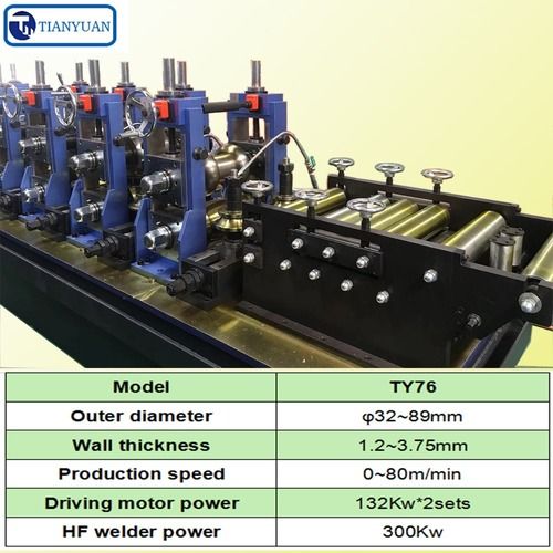 Model 76 Precision HF Carbon Steel Pipe Making Machine