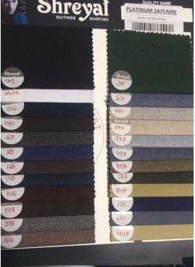 Washable Plain Suiting Shirting Fabric