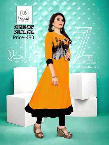 All Colour Fancy Ladies Printed Kurti