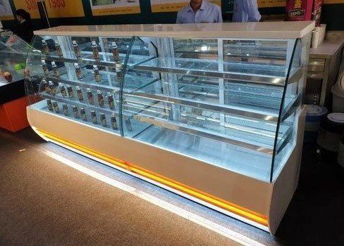 Metal Stainless Steel Sweet Display Counter