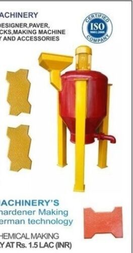 Red & Yellow Hard Structure Tile Chemical Machine