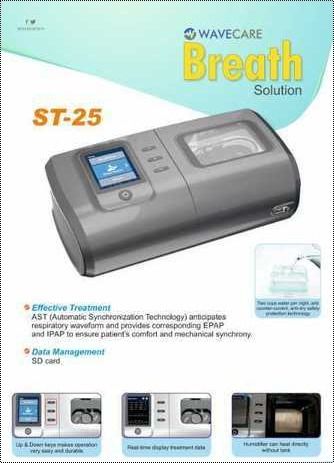 Light Weight St-25 Bipap Machine Application: Hospitals