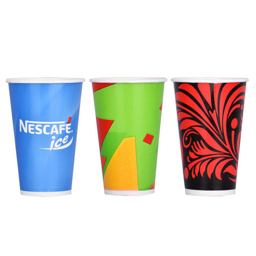 450ML Disposable Paper Glass for Cold Drink